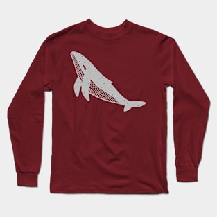 Whale Sketch Long Sleeve T-Shirt